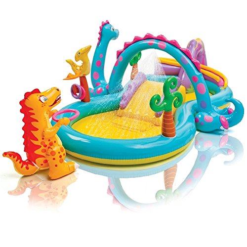 inflatable pool with slide for toddlers