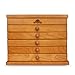 Wood Jewelry Box for Women - Real Wooden Jewelry Holder Organizer Box with Rose Leaf Patterns, Mothers Day Gifts, Jewelry Boxes for Storage Earrings Rings Necklace Bracelet, Ideal Gift for Women's Day