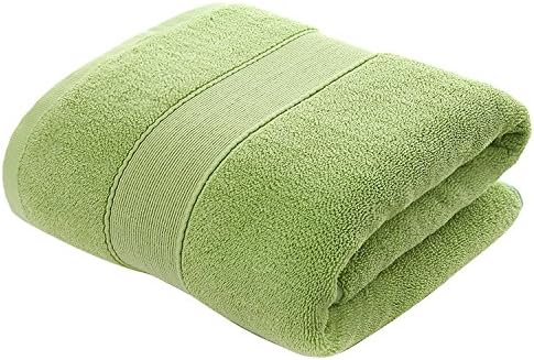 JITTY Bath Towel 100% Cotton 70x140CM 660GSM Maximum Softness And Absorbency For Bathroom Shower Wash Cleaning Home Hotel Spa (Green)