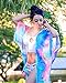 iHeartRaves Rainbow Tie Dye Loose Kimono Cover Up (One Size)