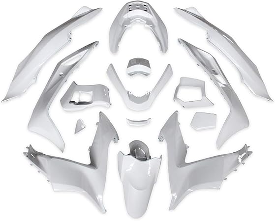 Amazon 特 ホンダ Pcx Pcx125 Pcx150 Jf56 Kf18 外装カウル カウルキット 外装セット パールホワイト 15点セット トクトヨ Tokutoyo 外装パーツセット 車 バイク