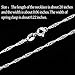 24 Pack 20'' Silver Plated Chain Necklace Whaline 925 Water Ripple Plated Necklace for Jewelry Making Craft