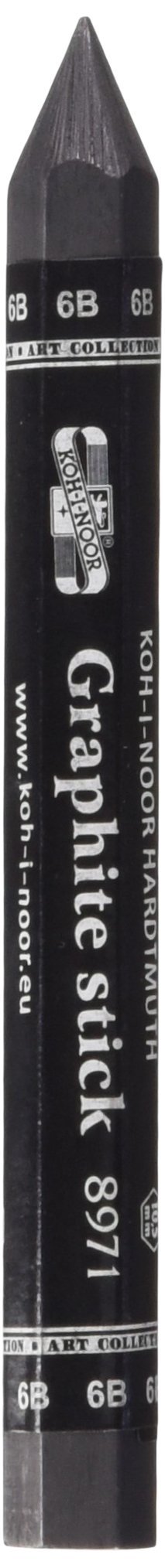 KOH-I-NOOR Progresso 6B Jumbo Woodless Graphite Pencil - Pack of 12