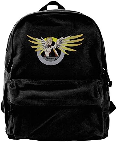 WuliXD Games Overwatch Mercy Canvas Backpack Travel Bag