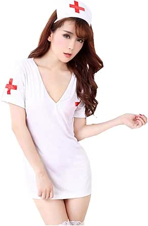 Amazon.com: Happyjiu Women Sexy Nurse Lingerie Bedroom ...