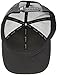 Hurley Men's Milner Curved Bill Snapback Trucker Cap, Black/Black//Black, One Size