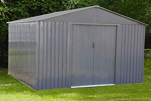 Chalet et Jardin 13-809659 Abri vieilli Gris 321 x 301 x 205 cm