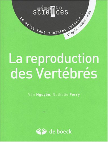 La  reproduction des vertébrés