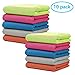 Frontoper 10 Packs Cooling Towel, Super Sweat-Absorbent Sports Towel for Sports, Workout, Fitness, Gym,Yoga, Pilates, Travel,Camping,Running,Training,Driving, Cycling & Other Sports