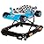 Dream On Me Victory Lane Baby Activity Walker, Blue with BONUS Hypoallergenic, Unscented Baby Wipes, 128 Count
