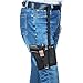 Fullmosa Drop Leg Holster, Concealed Carry Thigh Gun Holster Tactical Airsoft Handgun Pistol Holster for Women Men Adjustable Left/Right Hand with Mag Pouch -QS