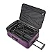 American Tourister Fieldbrook XLT Softside Upright Luggage, Purple/Black, 4-Piece Set (BB/DF/21/25)