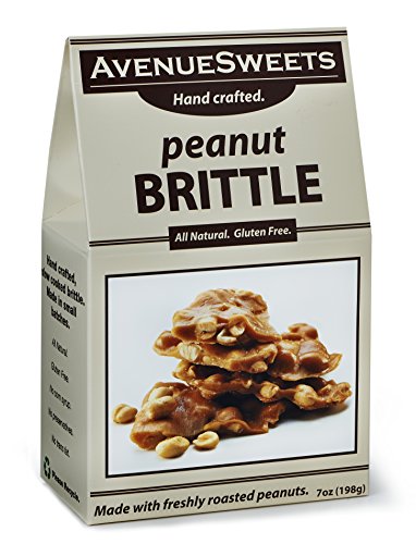 Gourmet Peanut Brittle Candy 7oz - All Natural Gluten-Free Nut Snacks Gift-Food Box (Peanut) - Thumbnail 2