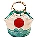 Artovida Artists Collective Lunch Purse | 11 x 15 x 6 Inches Large Reusable Insulated Lunch Tote with Inside Pocket - Design by Budi Kwan (Indonesia) The Ocean, The Sea, The Wave - Bamboo