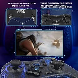 Koiiko Wireless Game Controller Cracked Gamepad for