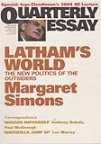 Front cover for the book Latham's world : the new politics of the outsiders by Margaret Simons