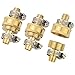 3Sets Brass Smaller 1/2