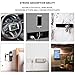 Sticky Gel Pad Cell phone Pad Phone Gel Pad (4Pcs) Qoosea gel pad holder sticker Nano Flourish Lama Anti-Slip Washable Mount For Smart phones Car GPS Kitchen Cabinets iPad Glass Mirrors