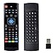 REDGO Air Mouse, 2.4G MX3 Portable Mini Wireless Qwerty Keyboard Mouse, Multifunctional Infrared Remote Control for Android Smart TV Box IPTV HTPC Mini PC Windows IOS MAC Xbox