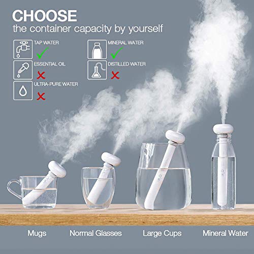 REMIGHTELY BRIGHT USB Portable Mini Humidifier - Portable Car Travel Hotel Home Baby Humidifier