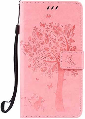 Yiizy Case Cover for HTC Desire 830 Case, Tree Printing Design Premium PU Leather Slim Flip Wallet Cover Bumper Protective Shell Pouch with Media Kickstand Card Slots (Pink)