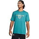 Under Armour - Mens Basketball Net Wordmark Short Sleeve T-Shirt, Color Circuit Teal (464), Size: Medium