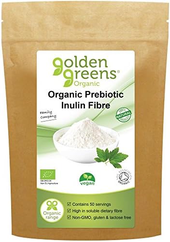 Golden Greens Organic Inulin Powder 500g (Pack of 2)