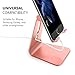 Skomet aluminum adjustable multi-angle phone stand, holder, dock - for iPhone, Samsung, and other smartphone devices - Rose Gold