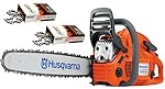 Husqvarna 455 Rancher (55cc) Cutting Kit, includes a 455 Rancher chainsaw PLUS 20" Bar/Chain PLUS 3 Extra WoodlandPRO Chain Loops