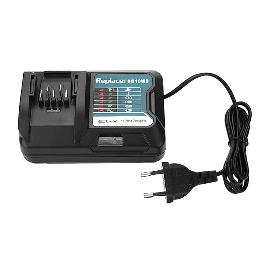 Ersatz Ladegerät für Makita Akku Decker Schnellladegerät mit Led Bildschirm 10.8V 12V DC10WD DC10SB DC10WC BL1015 BL1016 BL10