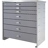 Stellar 13716, (7) Drawer Heavy-Duty Steel Toolbox- 35.56" H x 34" W x 18.75" D