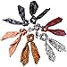 Wooyaya 6Pcs Scarves Scrunchies Tropical Travel Style Elastic Hair Bands Hair Ties Rope Ponytail Holder Hair Accessories for Women and Girls