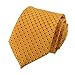 New Classic Black&Gold Striped Tie WOVEN JACQUARD Silk Men's Suits Ties Necktie