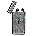 Pard Windproof Cross Arc Lighter, USB Rechargeable Flameless Electronic Pulse Arc Cigarette Lighter, Colorful
