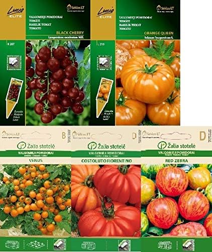 Seklos LT Tomato Seeds Collection - 5 in 1 Packet