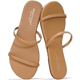PROJECT CLOUD Flat Sandals for Women Flats for Women Flip Flops for Women | Memory Foam Insole Beach Flip Flops - Durable Sole Double Straps Women's Flats - Summer Sandals for Women Everyday Comfort
