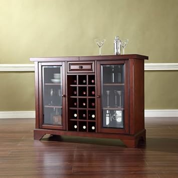 Amazon Com 251 First Wellington Sliding Top Bar Cabinet In