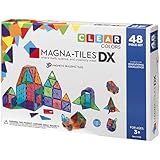 Magna-Tiles 12148 Clear Colors 48 pc DX set Toy