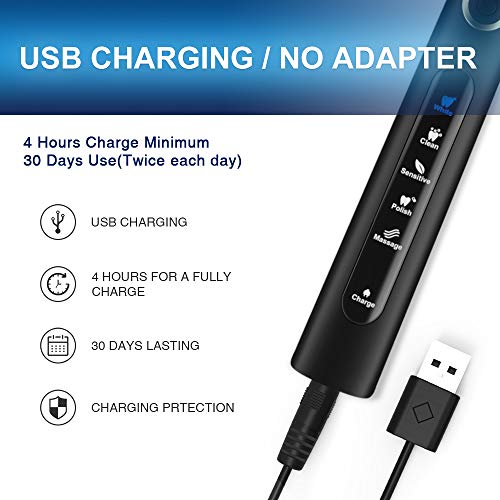 image for Fairywill Electric Toothbrush Cleaning as Dentist Rechargeable Sonic T