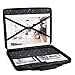 AWEHIRU Art Portfolio Case - 19x15 Waterproof Portfolio Folder for Artwork - Artist Zipper Carrying Bag with Storage for Drawing Photography or Poster - Large Size 19