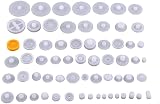 Walfront 64 Kinds Gear Pulley Kit Plastic Belt Worm Set for DIY Cars Robots view 1