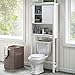RiverRidge Somerset Spacesaver Over The Toilet Storage Cabinet White with Adjustable Shelves - Space-Saving Bathroom Medicine Cabinet