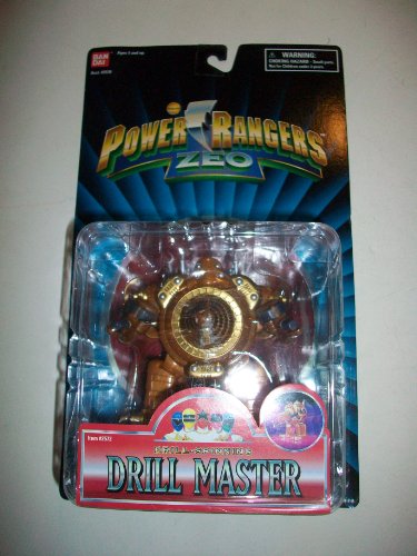 Power Rangers Zeo 1996 Evil Space Alien Drill Spinning Drill Master Action Figure MOC MOSC 5 1/2