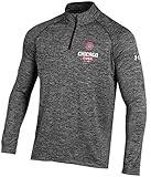 Chicago Cubs Under Armour Tech Quarter-Zip Performance Pullover - Charcoal