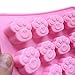 Silicone Dog Treat Molds 2pcs Food Grade Dog Paw Tray with a Heart for Chocolate Cookies and Candy