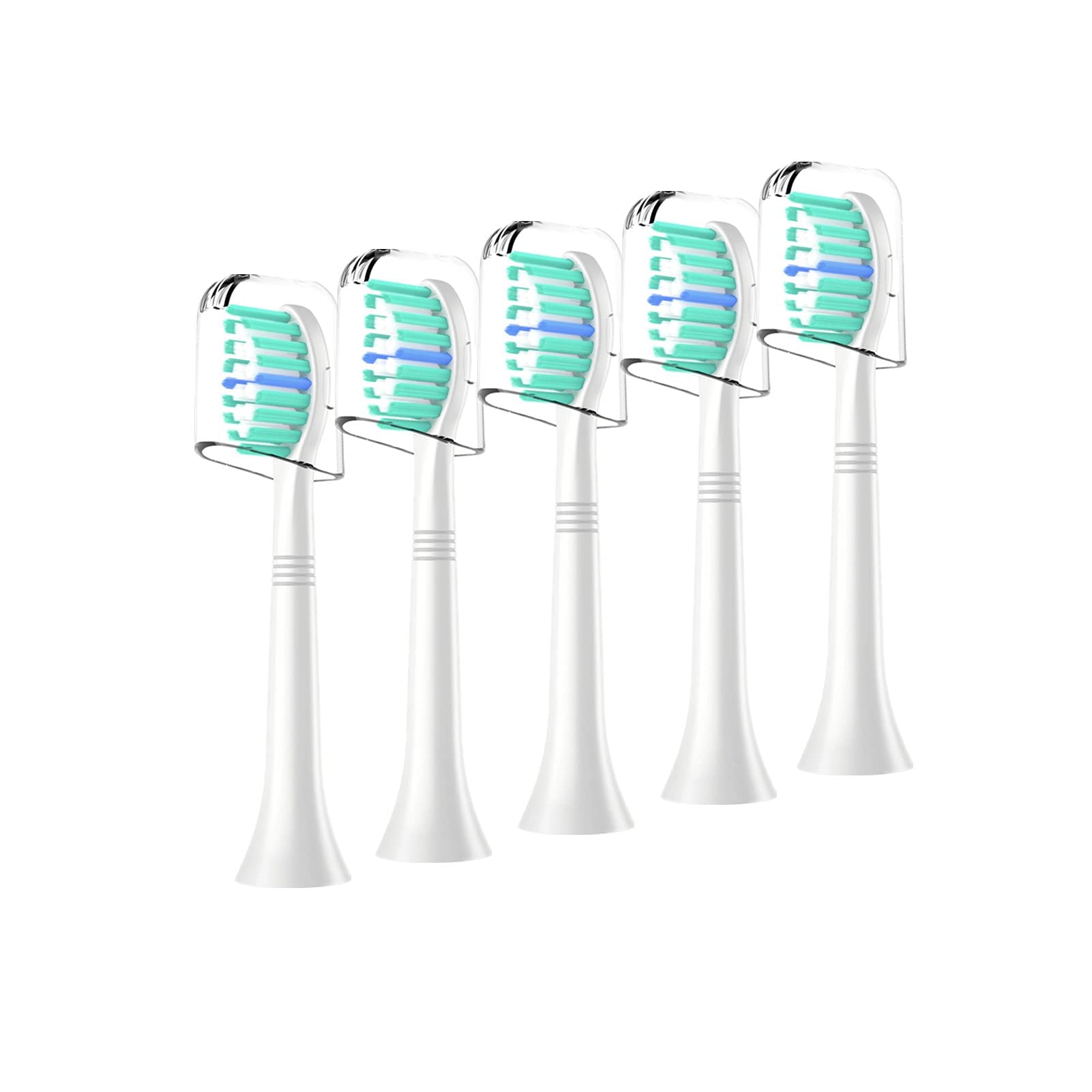 NYTCNHO Replacement Toothbrush Heads Compatible with Philips Sonicare,5 Pack Electric Brush Heads ProResults for FlexCare/HealthyWhite&More