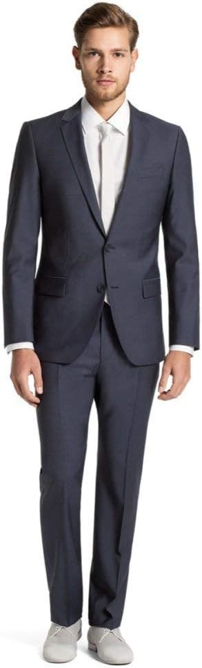Hugo 'Amaro/ Heise' Trim Fit Solid Navy Stretch Jacket 40s