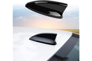 Thenice for 11th Gen Civic Accessories Antenna Topper Car Shark Fin Cover Exterior Decoration Compatible with Honda Civic 2022 2023 2024 2025 2026 -Glossy Black
