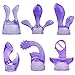VESONI Magic Wand Massager Attachments Body Vibrator Headgear-- Different Styles Vibration Massager for women.(6 Pcs/set)