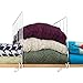 Evelots Set of 4 Closet Shelf Dividers for Wooden Shelving, Wire Design, White